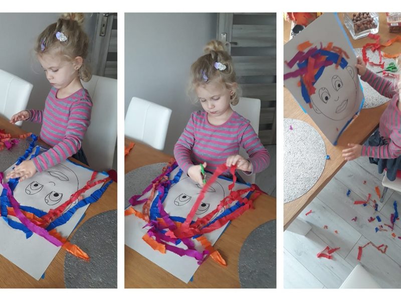 Kiedy dziecko wpada na pomysł, że może sobie podciąć włosy…